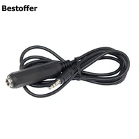 black 1 5 meter trs 18 dc 3 5mm male plug to 14 in 6 35mm female audio adapter cable