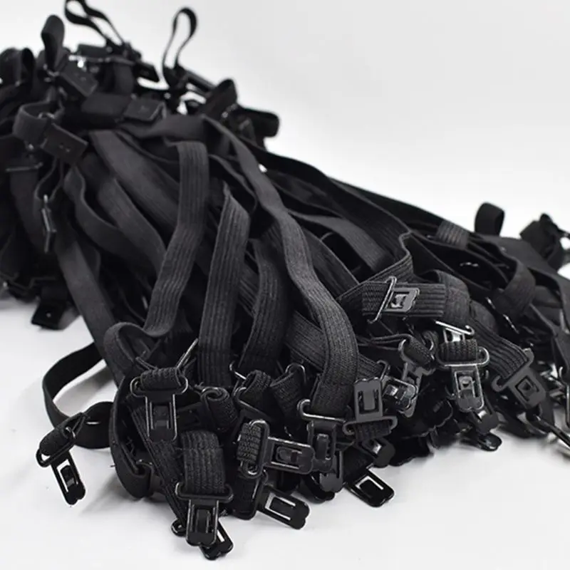 

10Pcs DIY Accessories Bow Tie Adjustable Belt Elastic Strap Extender with Clip PXPB