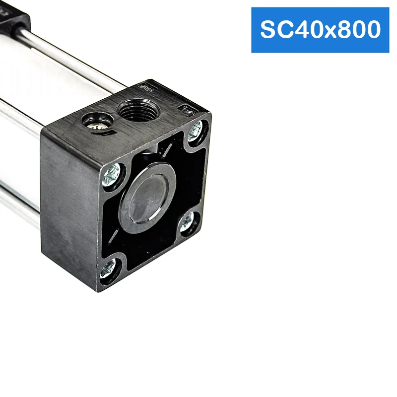 

SC40X800 40mm Bore 800mm Air Pressure Plunger Stroke Actuator Price Double Acting Piston And Pneumatic Cylinder Standard
