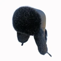 russian snow bomber hat thick furry hairband fluffy artificial hair trap wild fishing warm gift ear hat