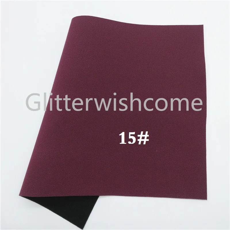 Glitterwishcome 21X29 см A4 размер винил для бантов замша кожа ткань, синтетическая кожа, искусственная кожа листы для бантов, GM559A