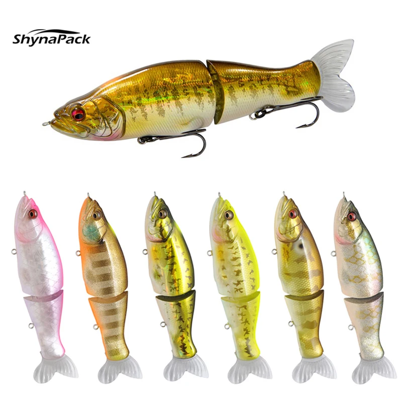 

135mm 28g Jointed Bait Shad Glider Swimbait Fishing Lures Hard Body Slow Sinking Jointed Bass Pike Lures Fishing Bait Tackle