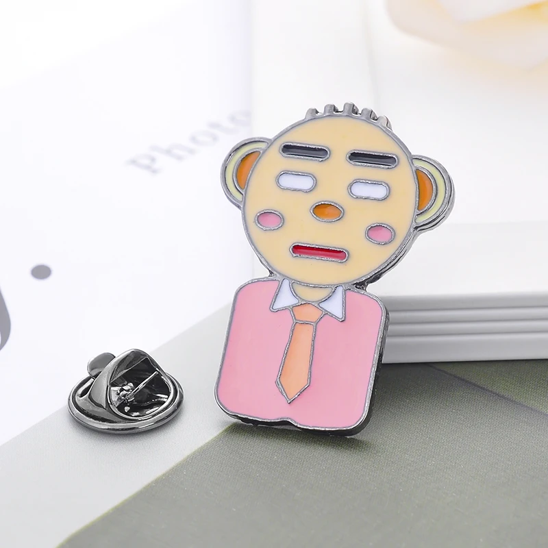 Брошь мультяшная эмалированная булавка для женщин и мужчин заколка рюкзака