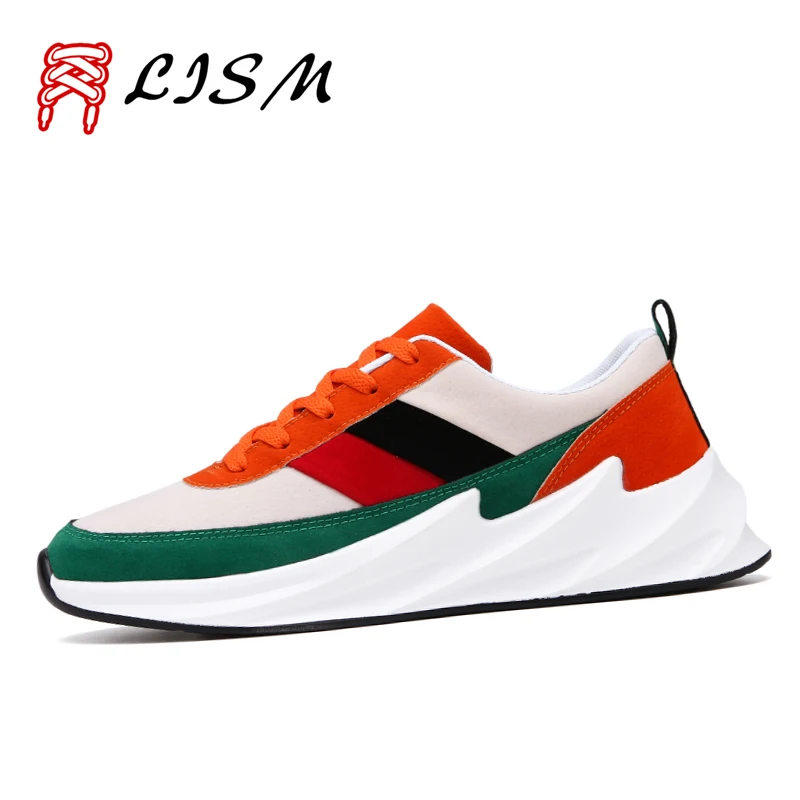 Мужская обувь для бега Повседневная дышащая Молодежная трендовая мужская