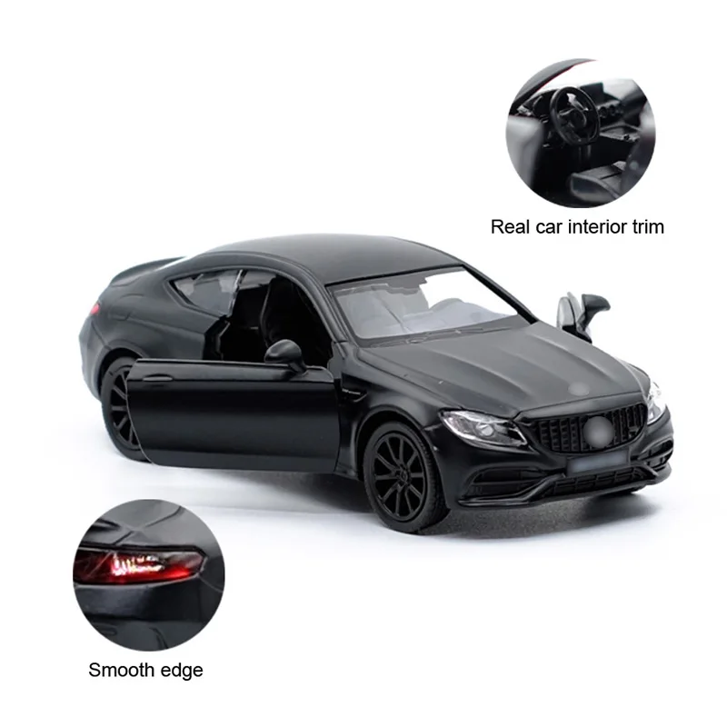 Спортивный автомобиль RMZ CITY 1:36 C63S/GTS литой Сплав модель автомобиля игрушка с