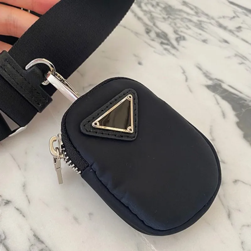 

2021 New Saddle Bags Women Casual Zipper Nylon Crossbody Small Bags Street Punk Black Chain Shoulder Bag Female Dames Tassen