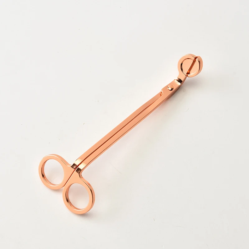 Свеча с круглой головкой 18 см триммер для фитилей из нержавеющей стали черного