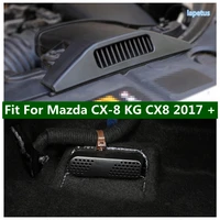storage box phone tray accessory for mazda cx 8 kg cx8 2017 2021 under seat ac vent protective engine air inlet cover trim