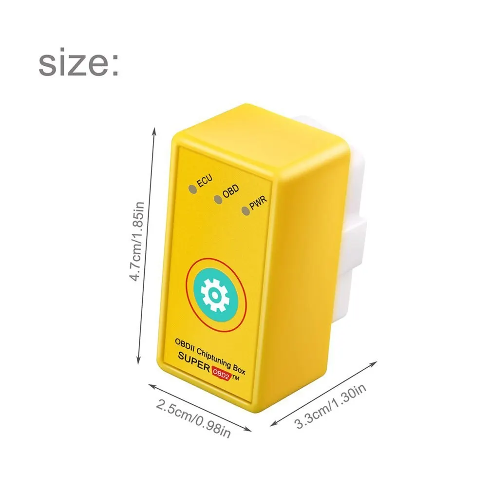 

New Super OBD2 Nitro OBD2 ECU Chip Tuning Box Plug And Drive Interface Tuning Box For Gasoline Vehicles With Reset Button Hot