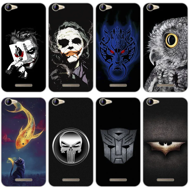 Силиконовый чехол на заднюю панель с мультяшным принтом для BQ BQ-5059 Strike power мягкий