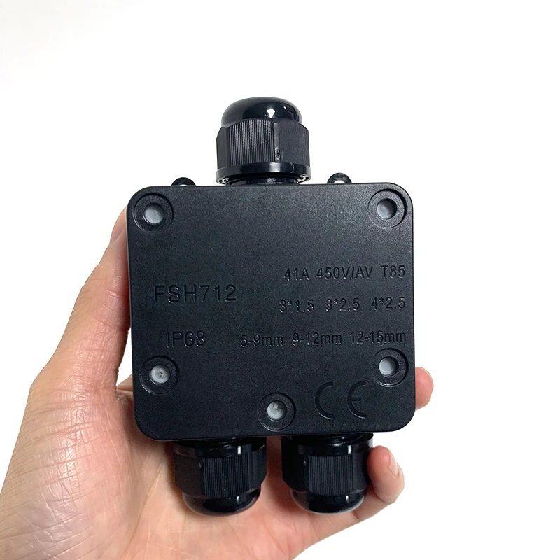 3 способа Водонепроницаемый распределительная коробка IP68 4/5/6pin для детей в возрасте от 4 до 14 лет мм Электрический кабель провод разъема 24A 450V внешний коробка для распределиления электричества - изображение