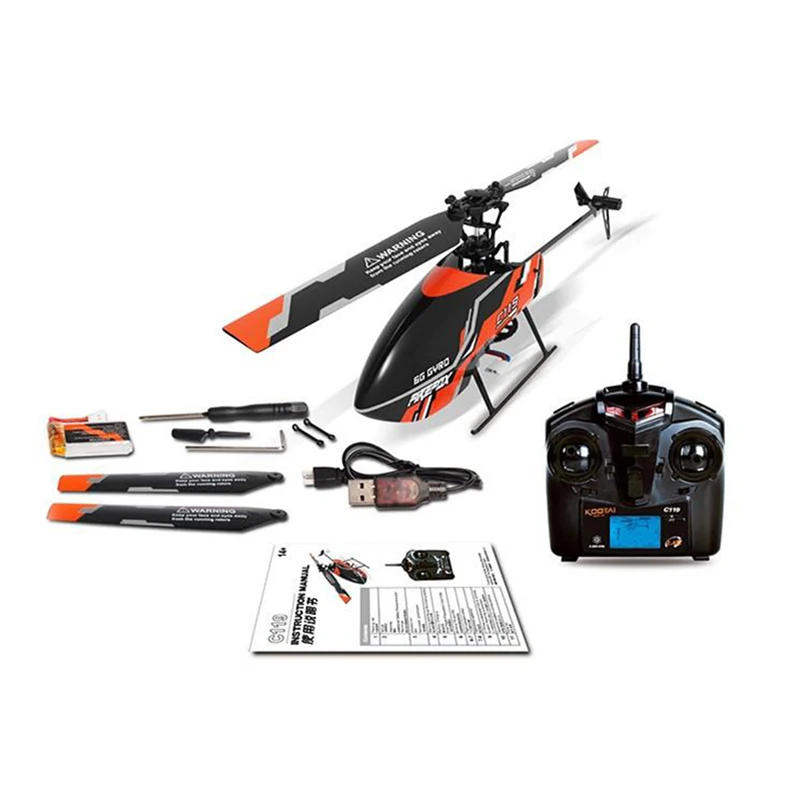 Вертолет C119 с дистанционным управлением 6 осевой гироскоп 2 4 ГГц VS WLtoys
