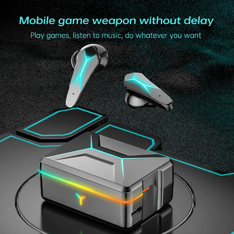 Игровые наушники Smorss X7 TWS беспроводные с Bluetooth Hi Fi низкой задержкой вкладыши