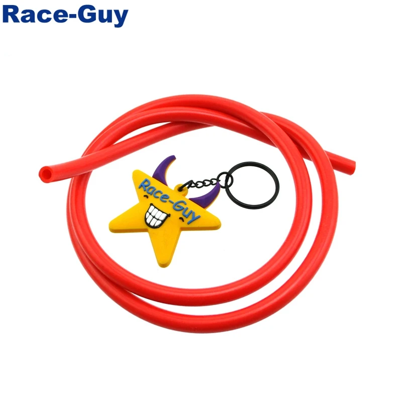 Красный 1 метр 5 мм топливный шланг линия труба для ATV Quad 4 Wheeler Пит мотор грязи Trail