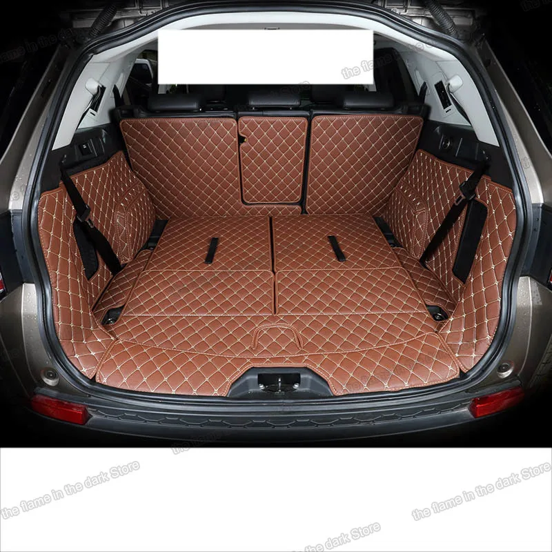 Lsrtw2017 коврик для багажника автомобиля из волоконной кожи land rover discovery sport 2014 2015 2016