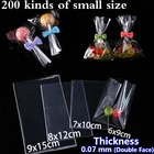 Прозрачные полиэтиленовые пакеты OPP, подарочная упаковка, пакеты для конфет и печенья для свадебных торжеств и вечеринок, подарочные пакеты