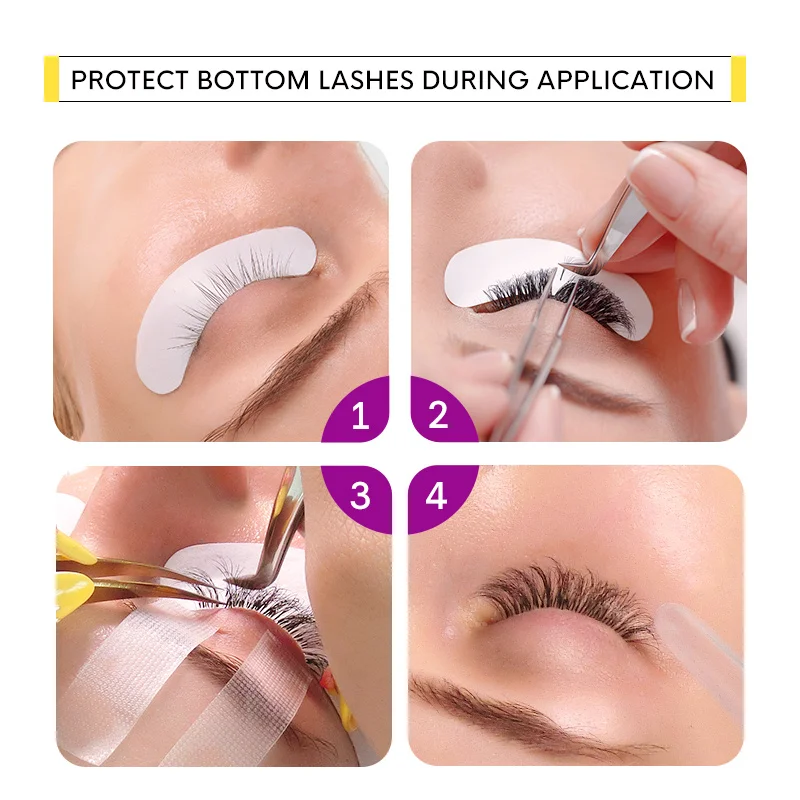 3D Super Thin and Soft  Lint-Free Surface Hydrogel EyePatch Eye Pads Patches for Lash Extensions