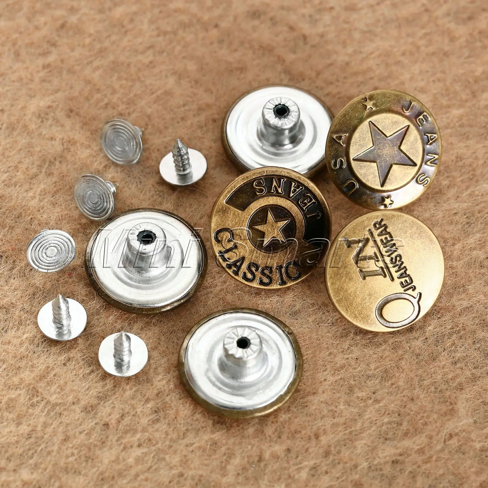 50 шт. Женская винтажная кожаная сумка украшения для одежды сумки 20x8 мм|metal jeans