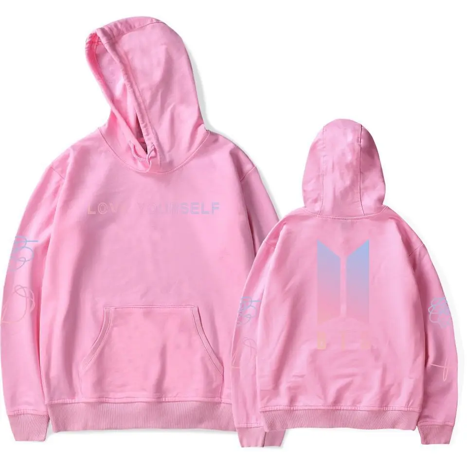 

Love Yourself Haikyuu Hoodie Women Customized With Own Logo Sweatshirt Spring Homewear Pullover celebrities Sweatshirt