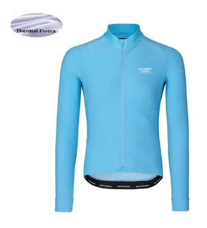 Cycling Jersey PNS зимний термальный флис наивысшего качества мужской Велоспорт Джерси с длинным рукавом плотно подходят велосипедные майки дорожный велосипед велосипедная одежда - Цвет: Cycling Jersey
