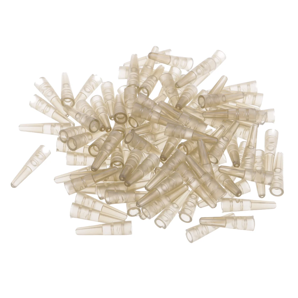 

Pack of 100pcs Tail Rubber Tubes for Saftey Clips Carp Fishing Rig Sleeves 17 mm/0.67 inch