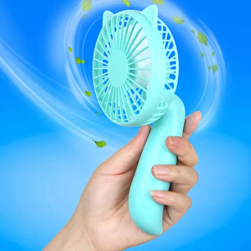Портативный карманный мини вентилятор USB охлаждающий ручной дорожный кулер с