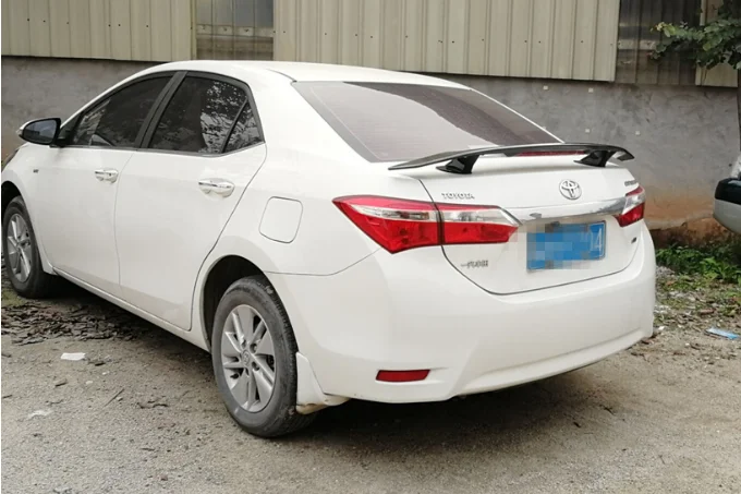 Спойлер для toyota corolla заднее крыло багажника от 2014 до 2018 высококачественный
