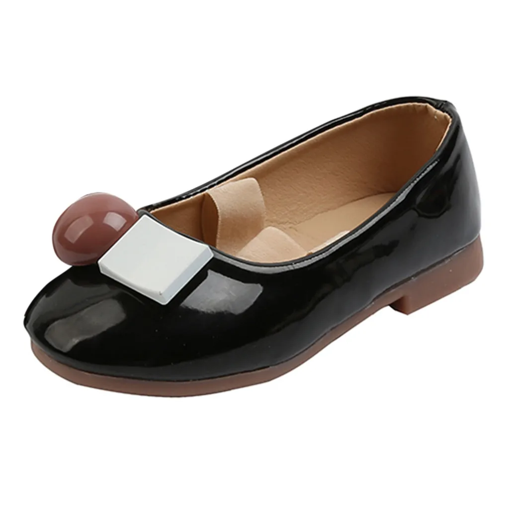 

Toddler Infant Baby Girls Soft Sole Peas Shoes Non-slip Princess Single Shoes Casual Leather Shoes Sweet Sandals zapatos bebe