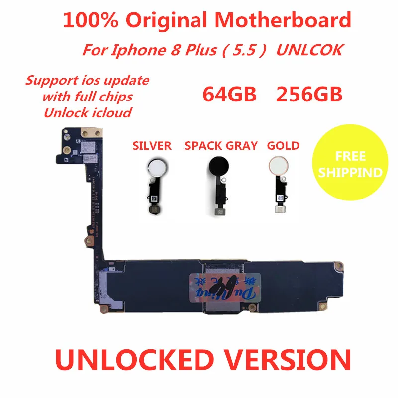 SamuelT оригинальная материнская плата для iphone 8 Plus 64 Гб разблокированная с