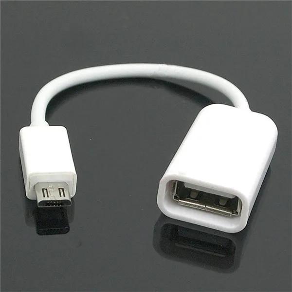 10 см Micro USB OTG кабель адаптер Черный Белый для Android sony samsung htc LG Tablet PC/MP3/MP4 смартфон Прямая поставка