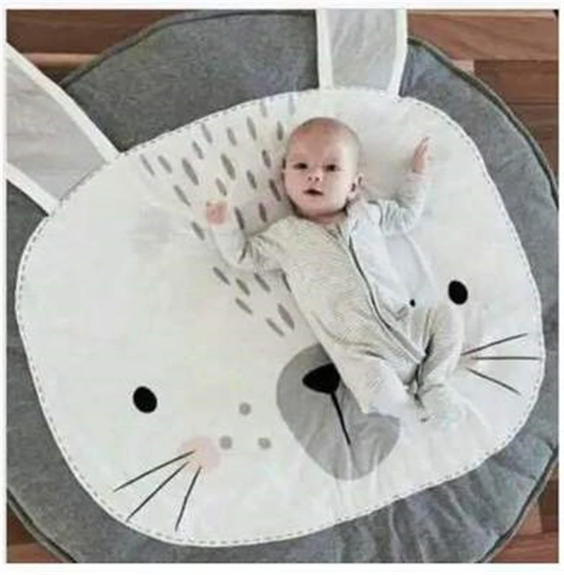 

Pink and grey rabbit cute Newborn Play Mat Baby climb Blanket Kids Mats Toddler Boys Girls Floor Carpet creeping peuter Toy