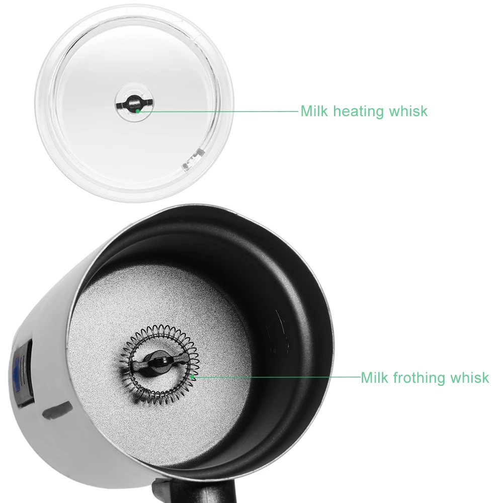 

Stainless Steel Automatic Electric Milk Frother Foamer Frothing Heating Milk Warmer Foam Maker Latte Cappuccino Kitchen Tools