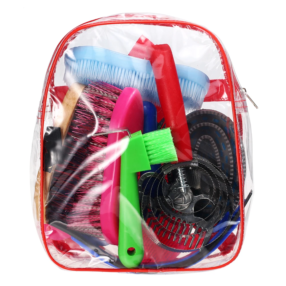 Набор инструментов для ухода за лошадьми 10 в 1 чистящий набор расческа гривы