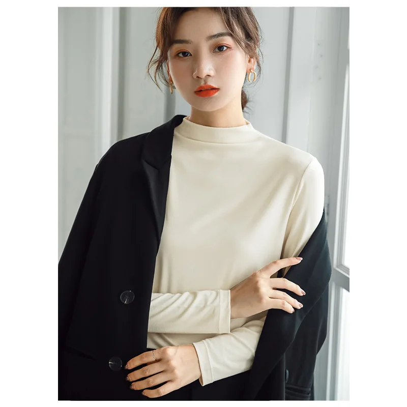 

Basic Turtleneck Knitted Sweater Women Multicolor Long Sleeves Black Pullovers Winter Female White Jumper Bottoming Shirts Topd