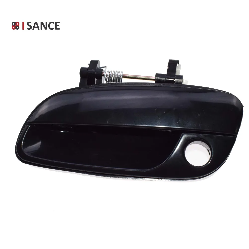 Черная передняя левая наружная дверная ручка ISANCE 82650 2D000 для Hyundai Elantra 2.0L 2001 2002 2003