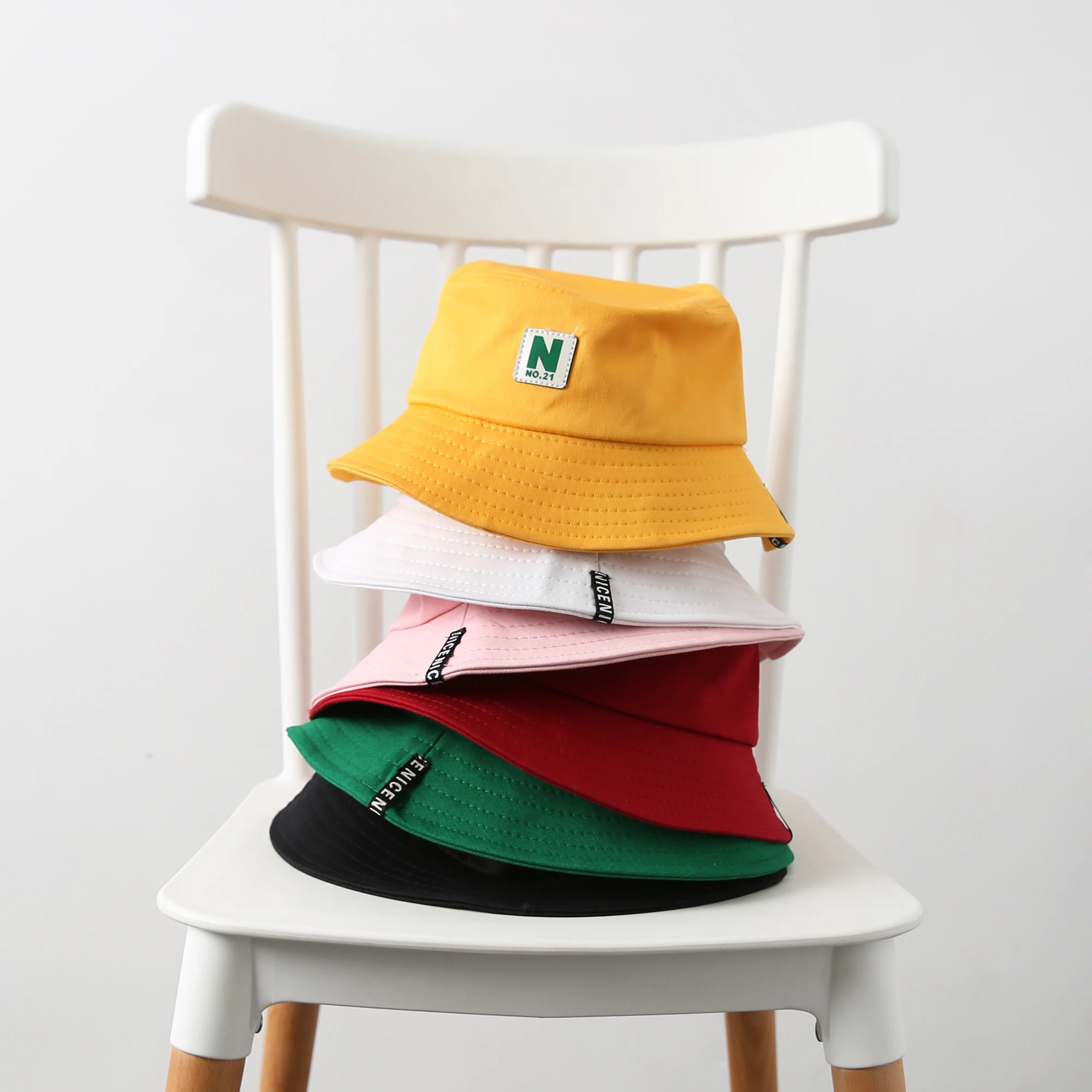 GOUTER модные N зеленые шляпы с этикеткой для женщин крутая уличная шляпа от солнца