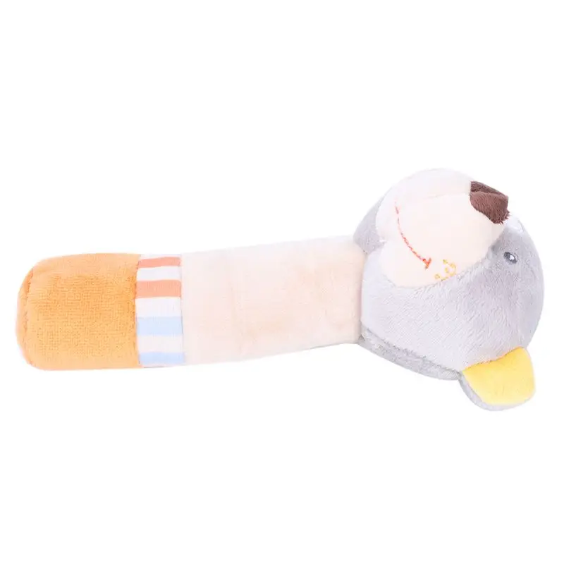 1 шт. мягкая плюшевая погремушка захватывающая Успокаивающая животные BB ручная
