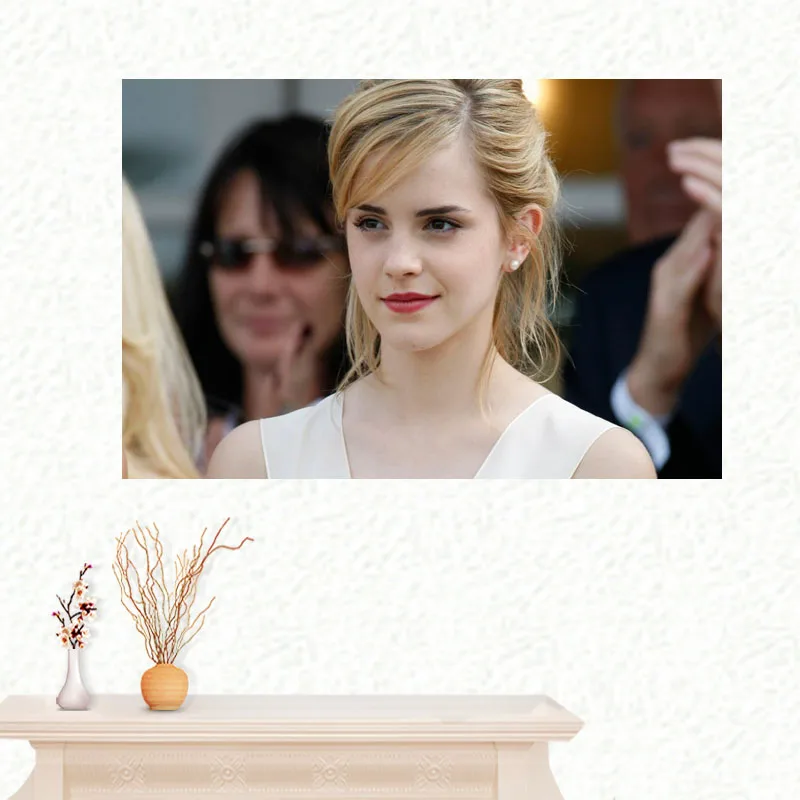 

Emma Watson Style Posters Wall Art Decor Picture Modern Home Decor Room Decoration Quality Canvas Poster Painting