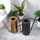 Горшок для полива растений, горшок большой емкости из нержавеющей стали для дома и улицы, цветов, суккулентов, 50 унций