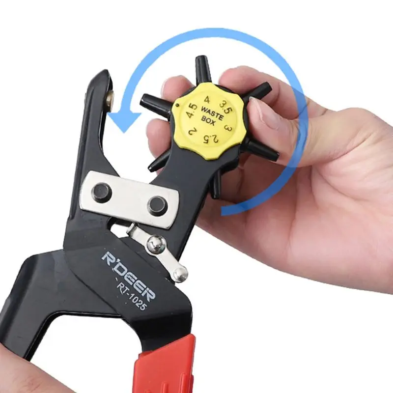 

Sturdy Leather Belt Hole Punch Pliers Eyelets Puncher Sewing Machine Bag Setter Tool Household