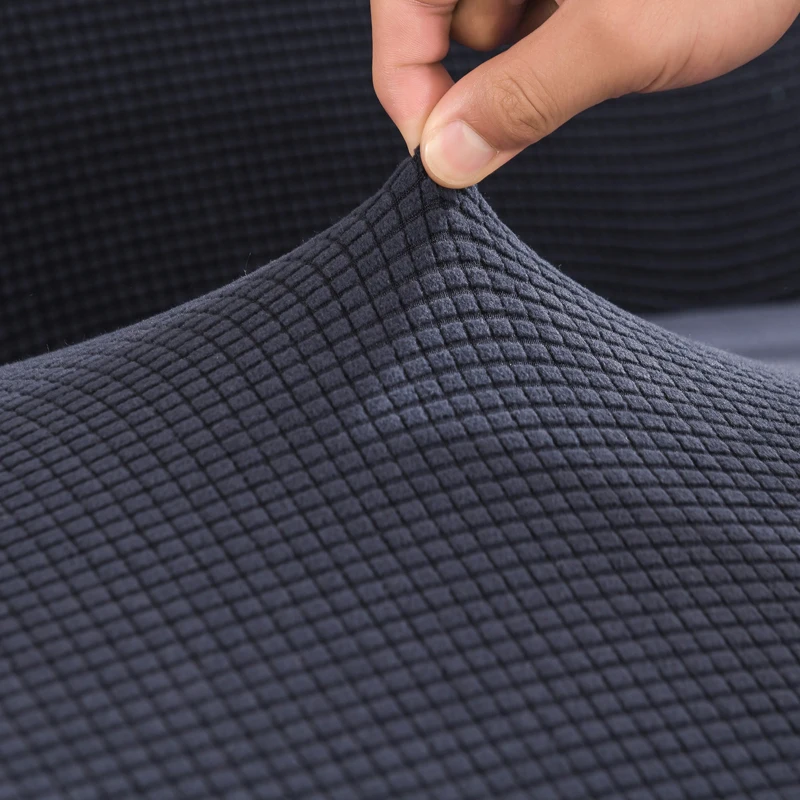 Золотой зернистый бархатный полиэфирный чехол для дивана эластичные Чехлы