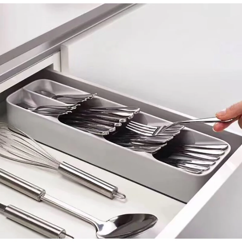 Поднос для хранения столовых приборов держатель ножей органайзер коробка ложек