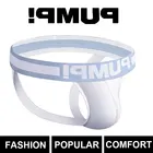 Мужские трусы стринги из хлопка sпанси, синие бандажные стринги с принтом, бандаж для пениса, бандаж для геев, сексуальное нижнее белье для мужчин, гей-трусы 2019