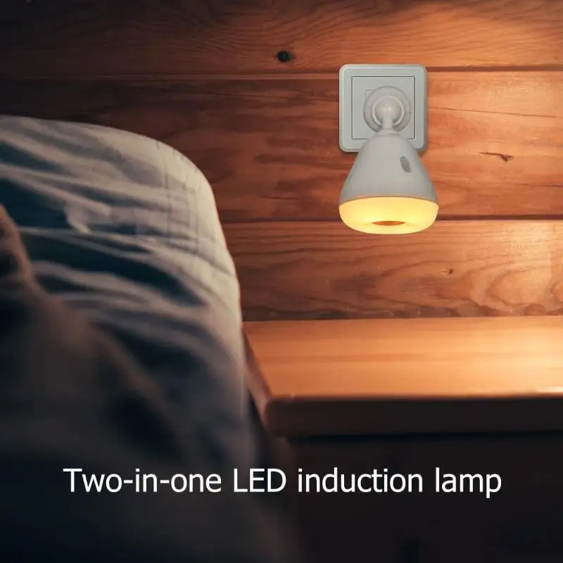 

25 LED Photosensitive Night Light Environmental Protection Explosion-Proof 90 Degree Rotation Smart Infrared Sensor Lamp