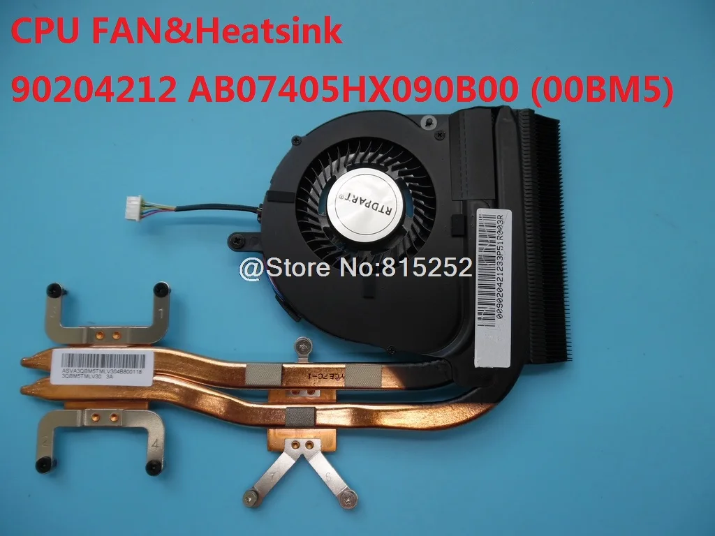 CPU FAN Heatsink NEW Вентилятор для ноутбука и радиатор для lenovo B5400 M5400 3QBM5TMLV30 90204212 AB07405HX090B00(00BM5) BATA0710R5H-PN01 - Цвет: CPU FAN Heatsink NEW