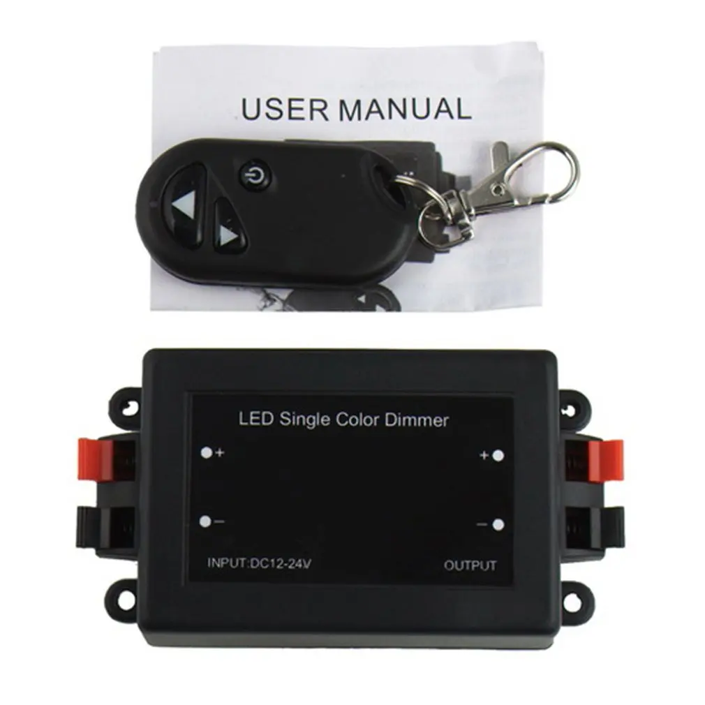 

Superior DC12-24V Wireless Remote LED Light Single Color Dimmer Controller For LED Spot lamp Recessed Strip light Home Decor