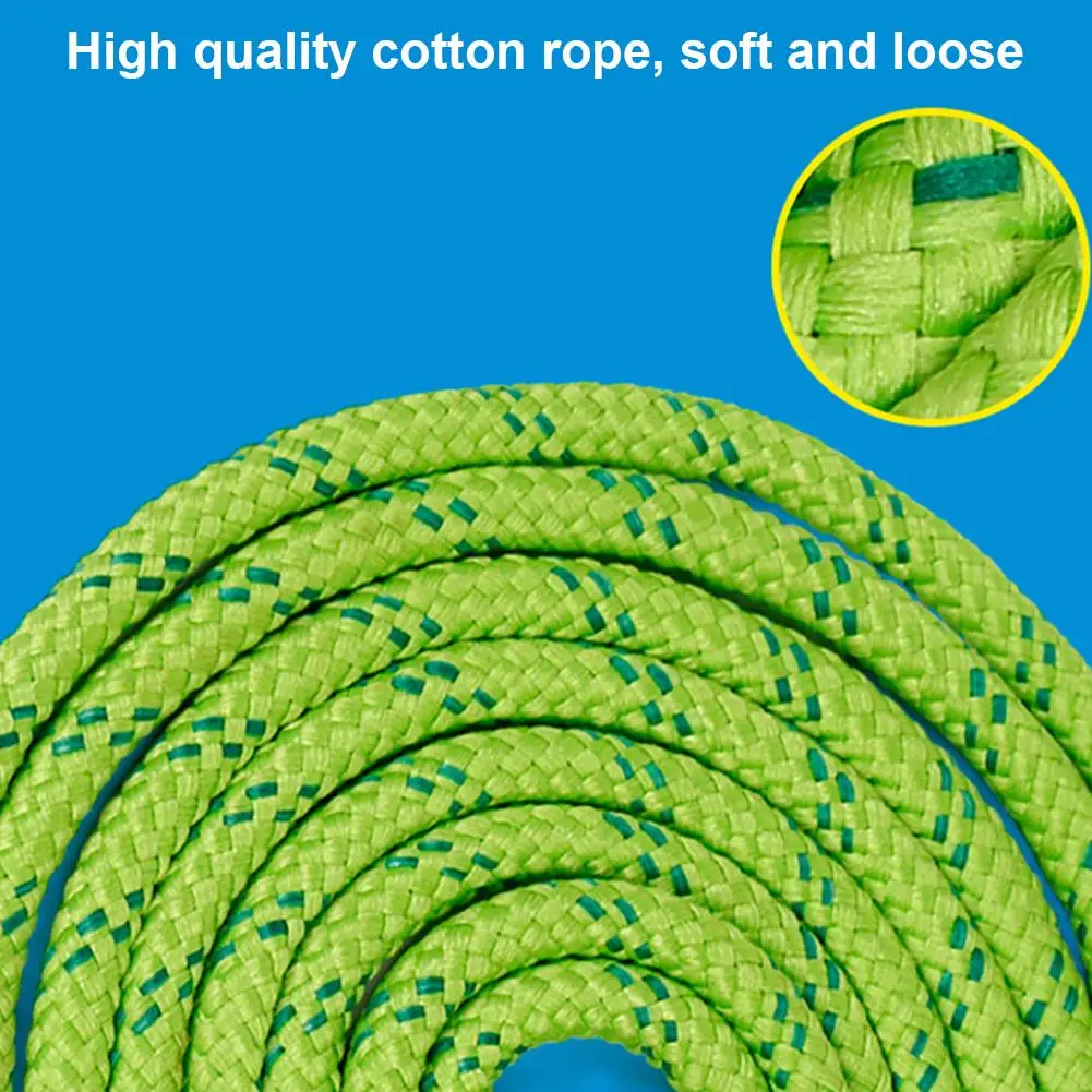 

Kid Skipping Nylon Rope Sports Bodybuilding Fitness Adjustable Speed Counting Wooden Handle Skipping Rope Fitness Skipping Rope