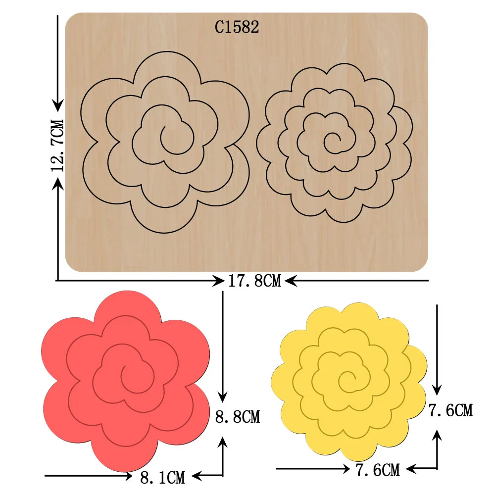 Новый деревянный штамп в форме банта для скрапбукинга искусственные штампы