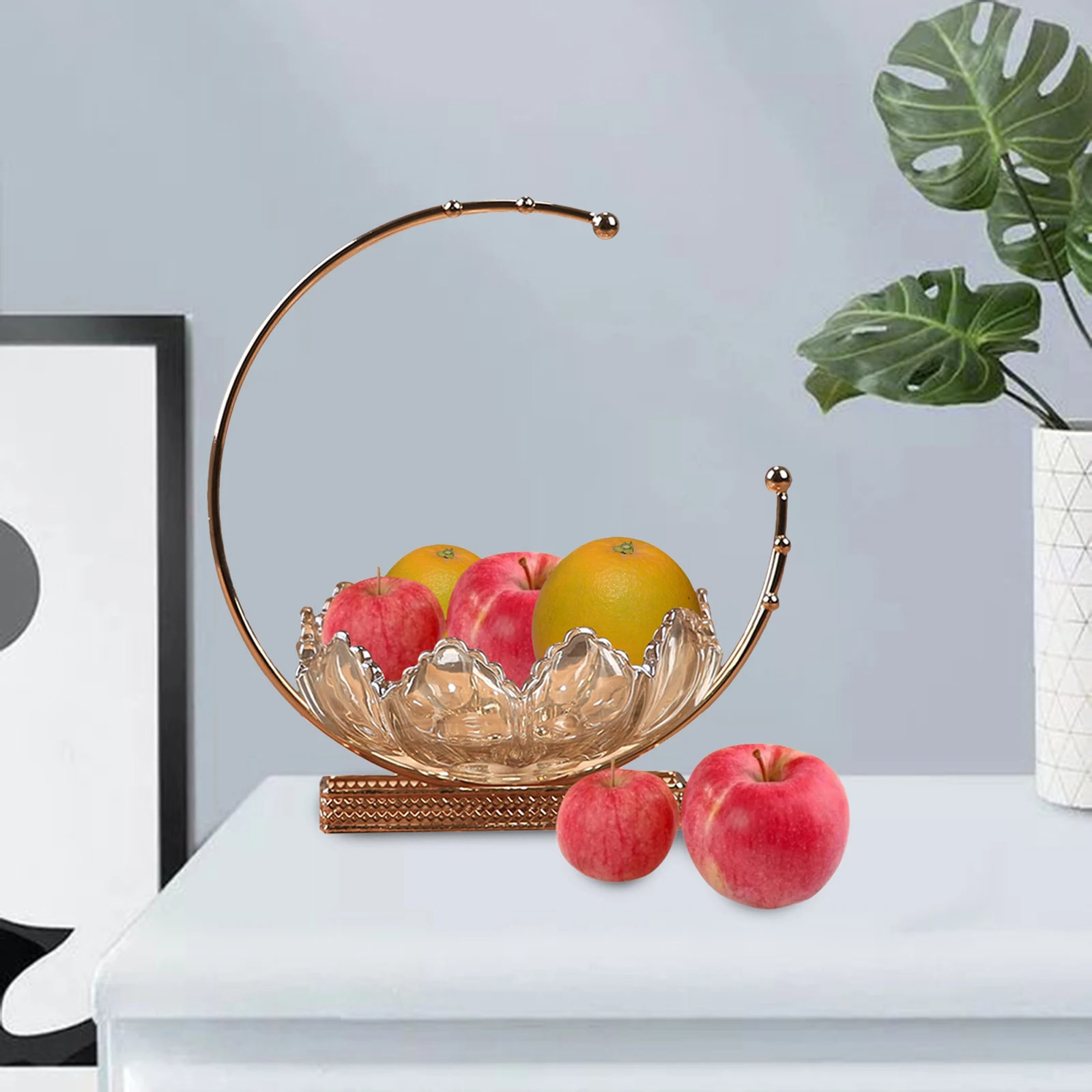 Блюдо для сладостей гостиной искусственные фрукты тарелка креативная