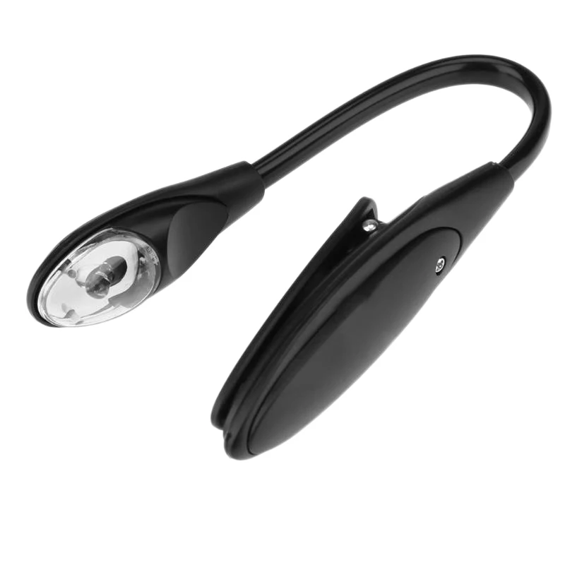 Portable Black Book Light Led Ebook Reading Lamp Bait Lights For Music Clip Lamp Studying Led Table Lamp Light